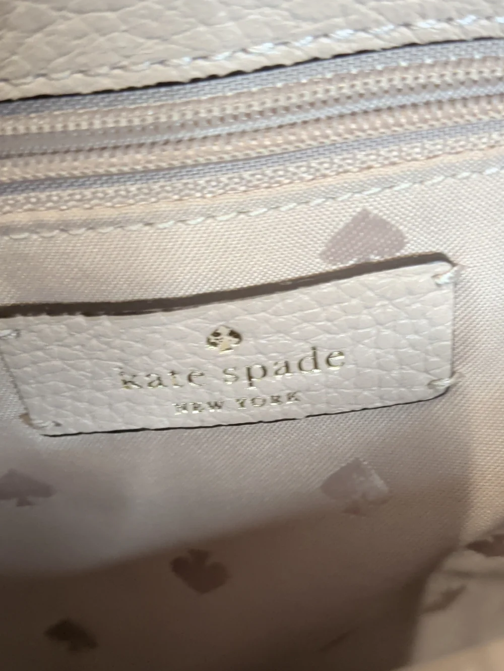 Kate Spade Leila Colorblock Pebbled Leather Flap Shoulder Bag - Light Sand